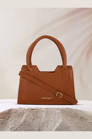Fastrack Women Solid Structured Sling Bag with Detachable Sling Straps