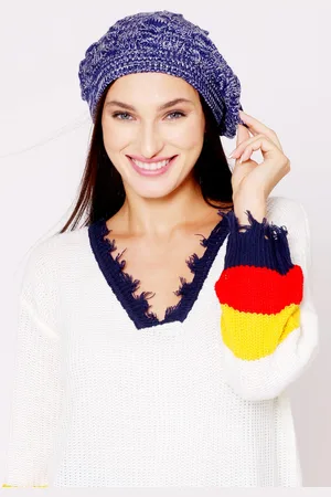 Bharatasya Women Beret Cap