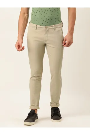 Peter England Casual Trousers : Buy Peter England Men Brown Casual Trouser  Online | Nykaa Fashion