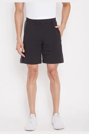 ATHLISIS Men Black Sports Shorts