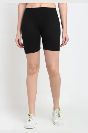 Jinfo Women Black Sports Shorts