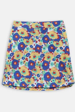 Elle Girls Multicoloured Straight Skirt