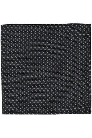 KOVOVE Men Black The Artistry Abstract Printed Pocket Square