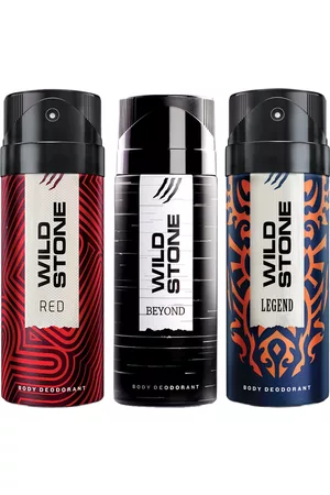 Wild Stone Men Pack of 3 Deodorant - 150 ml Each