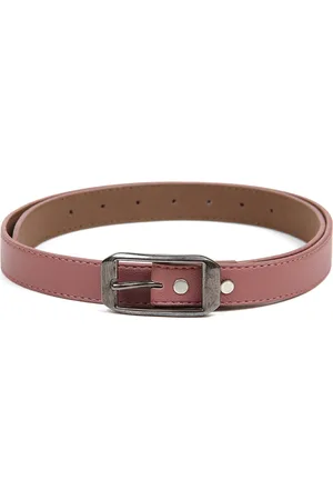 Calvadoss Girls Mauve Textured Belt