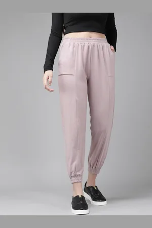 Roadster Women Rose Solid Cotton Joggers