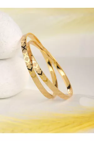 Priyaasi Gold-Plated Set of 2 Bangle Set