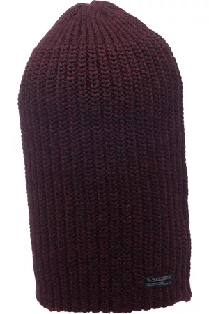 513 Clothing Men Maroon Acrylic Wool Beanie