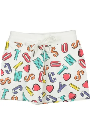 Tiny Girl Girls Off White Typography Printed Shorts
