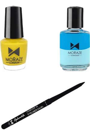 Moraze Set of 3 Nail Polish + Kajal & Nail Polish Remover