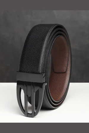 Teakwood Leathers Men Black Belts