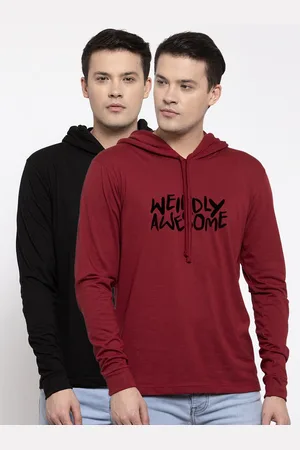 Friskers Men Pack of 2 Printed Pure Cotton T-shirts