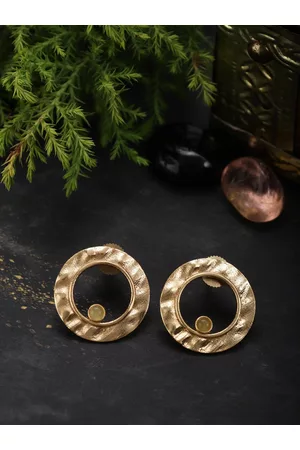 Berserk Gold-Plated Contemporary Studs