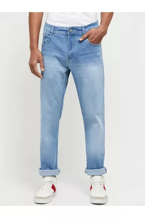 Max Collection Men Blue Heavy Fade Stretchable Jeans