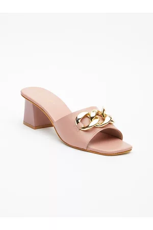 Tokyo Talkies Women Nude-Coloured Block Heels
