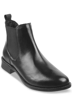 Metro Black Block Heeled Boots