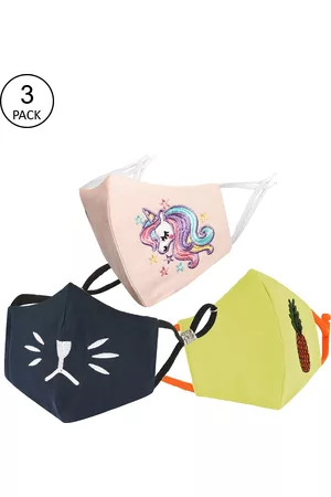 Masq Unisex Kids Pack of 3 Mask