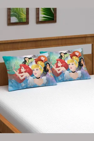 Disney Kids Princess Multicoloured Pack Of 2 Pillow Covers