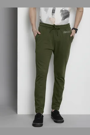 Buy Mens Grey Printed Trousers Online in India - Monte Carlo