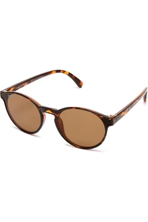 Roadies Unisex Brown Lens & Brown Round Sunglasses with UV Protected Lens RD-221-C1