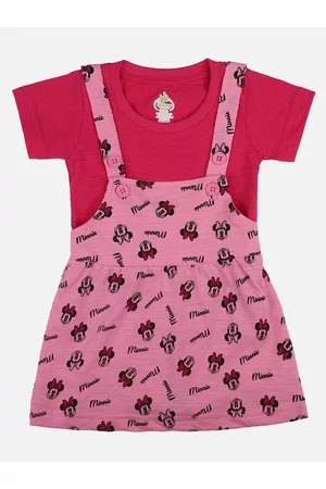 BodyCare Girls Minnie & Friends Printed T-shirt with Skirt