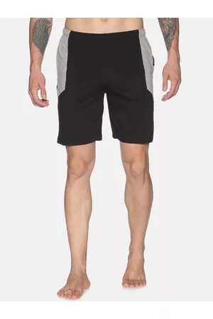 dollar Men Black Solid Regular Fit Regular Shorts