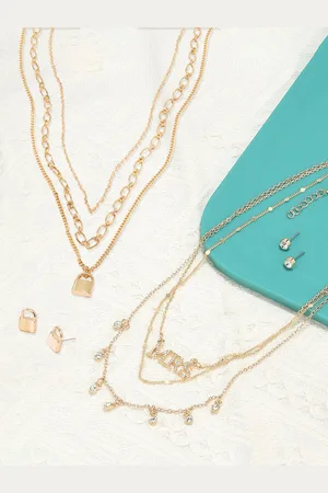 Ami Set of 2 Gold-Plated Layered Chains