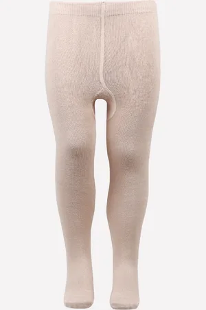 Bonjour Teen Girls Beige Solid Anti-Odour Cotton Tights