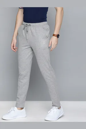 HARVARD Men Grey Melange Solid Tapered Style Track Pants