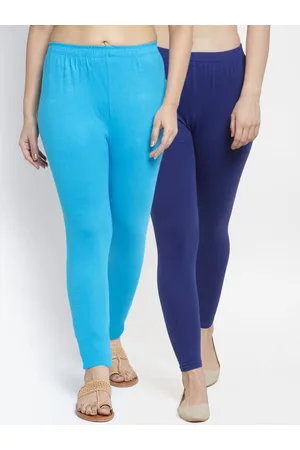 GRACIT Women Pack Of 2 Solid Ankle-Length Leggings