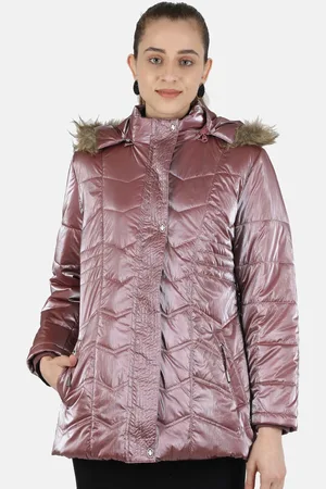Buy Monte Carlo Girls Reversible Mock Collar Padded Jacket - Jackets for  Girls 26271614 | Myntra