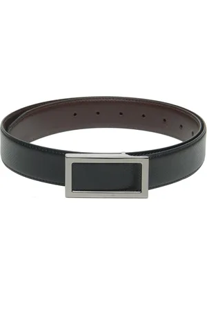 Calvadoss Boys Black Textured PU Formal Belt