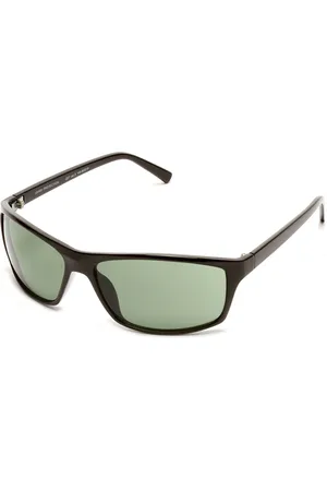 Roadies Unisex Green Lens & Black Square Sunglasses with UV Protected Lens RD-227-C1