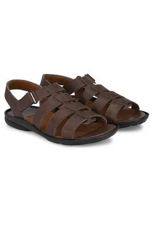 Azzaro Men Brown Comfort Sandals