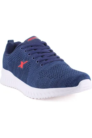 Sparx Men Navy Blue Mesh Running Non-Marking Sports Shoes
