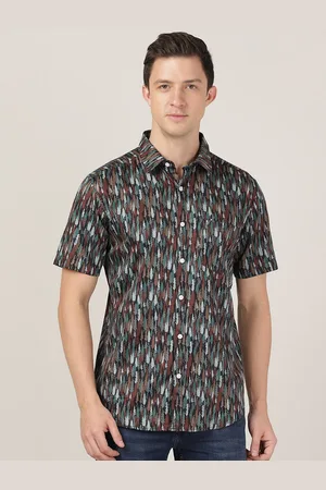 MERCHANT MARINE Men Multicoloured Classic Slim Fit Printed Casual Shirt