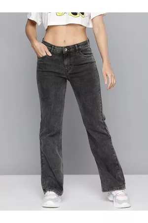 Flying Machine Women Bootcut Light Fade Stretchable Jeans