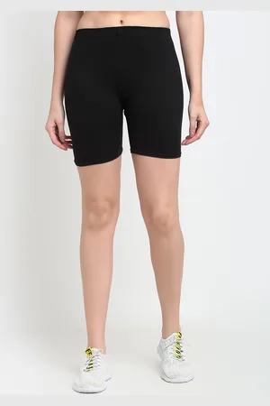 Jinfo Women Black Cycling Sports Shorts
