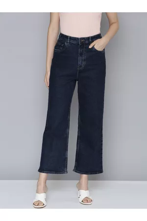 Flying Machine Women Straight Fit High-Rise Stretchable Jeans