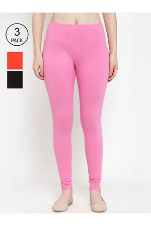 GRACIT Women Pack Of 3 Solid Ankle-Length leggings
