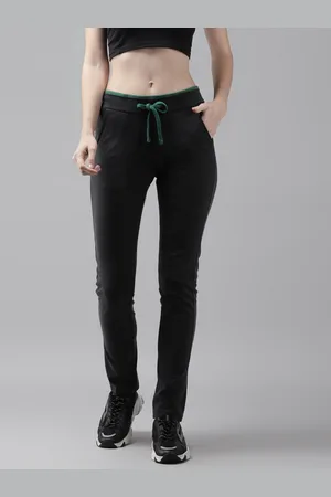 Cayman Women Charcoal Grey Solid Track Pants
