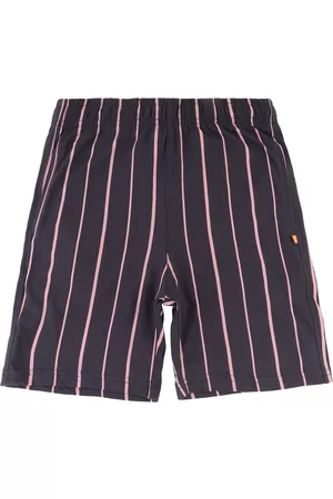 PROTEENS Girls Navy Blue Striped Shorts