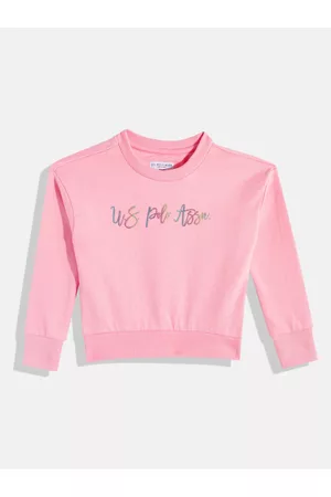 Ralph Lauren Girls Pink Embellished Sweatshirt