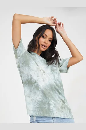 Styli Green Floral Print Top