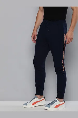 HARVARD Men Navy Blue Solid Joggers
