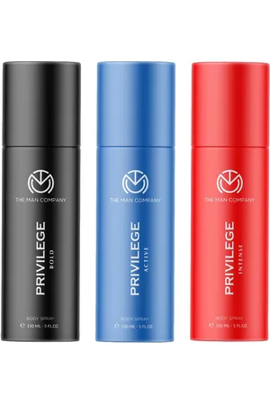 THE MAN COMPANY Men Set of 3 Privilege Body Sprays - 150 ml each
