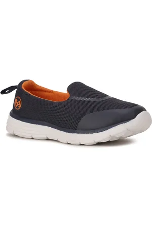 Bubblegummers Boys Blue Woven Design Slip-On Sneakers