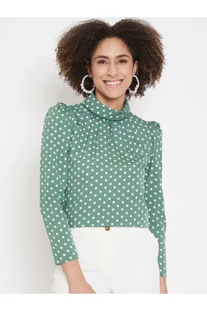 La Zoire Women Green Printed Top