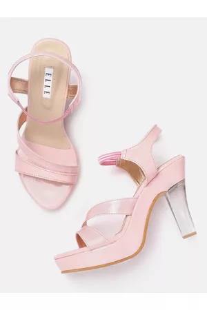 Elle Women Pink Platform Heels