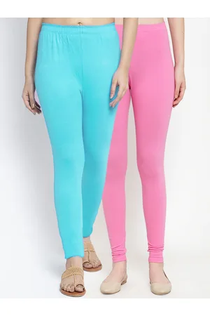 Jinfo Women Pack Of 2 Solid Ankle-Length Leggings